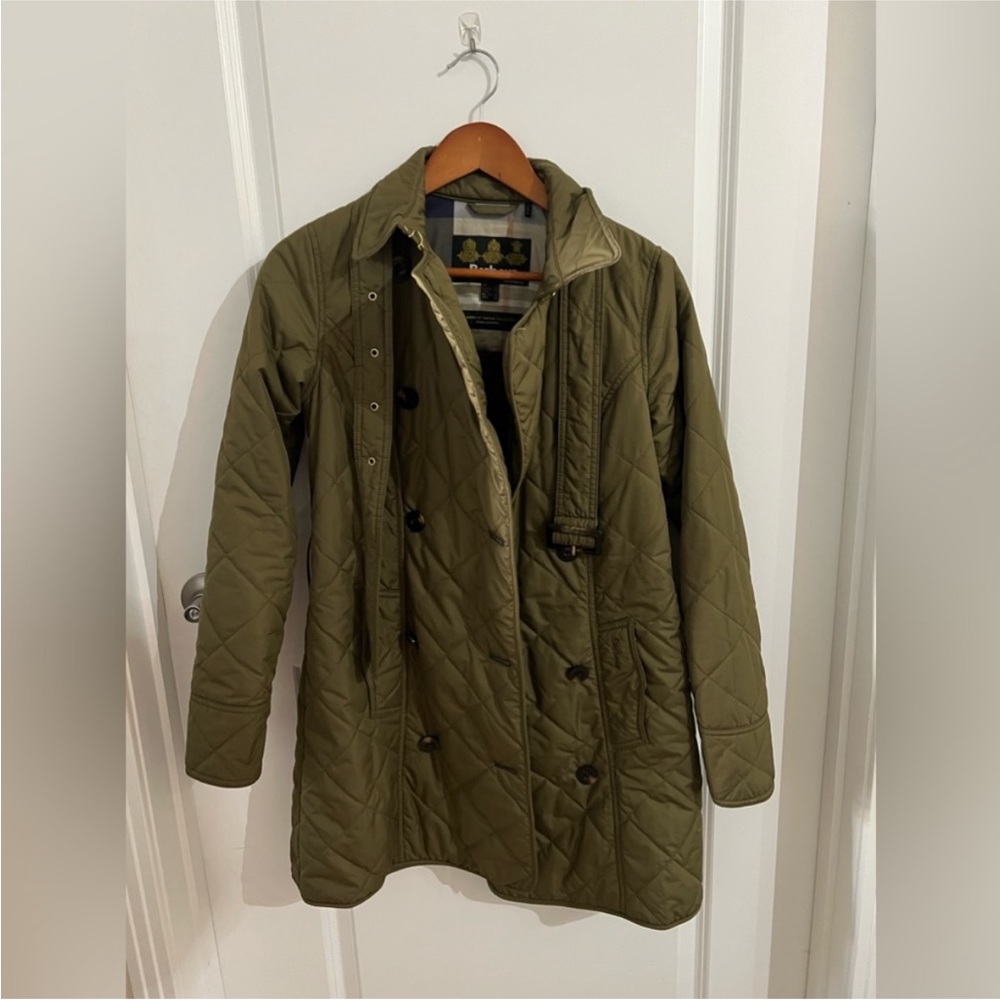 Barbour Quilted Coat - Tartan Edition